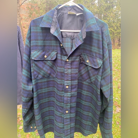 Timber Trail Other - Men's Blue And Green Flannel Shirt